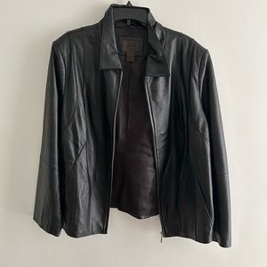 Black leather Jacket